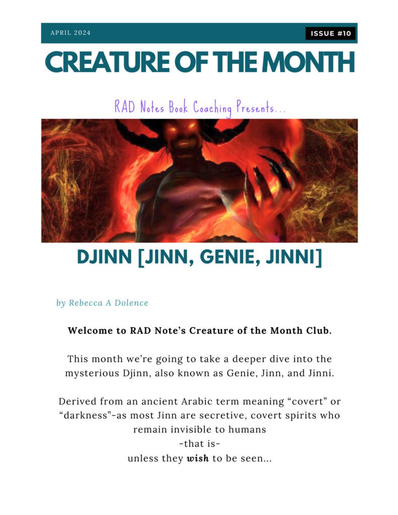 Creature of the month